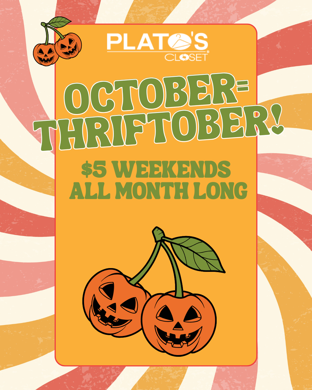 Thriftboer with pumpkin cherrys
